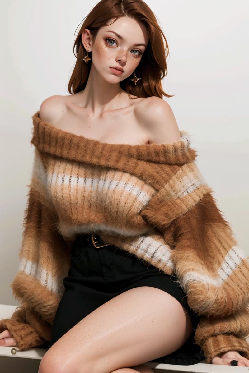 01831-2661087643-sw3ater, black skirt, off shoulder, sweater, off-shoulder sweater, fuzzy sweater, _lora_sw3ater_0.7_  1girl, _lora_Fr3ckles_0.8_.png